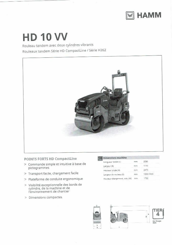 Hamm HD 10 VV Tandemjyrät