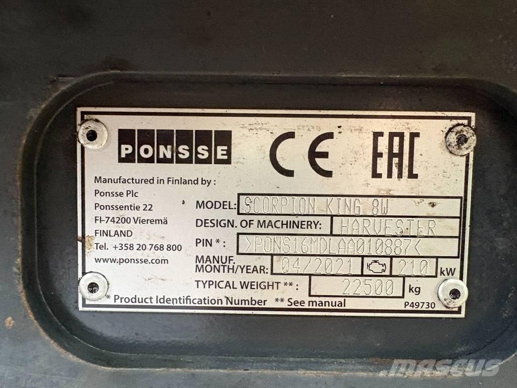 Ponsse Scorpion King Harvesterit