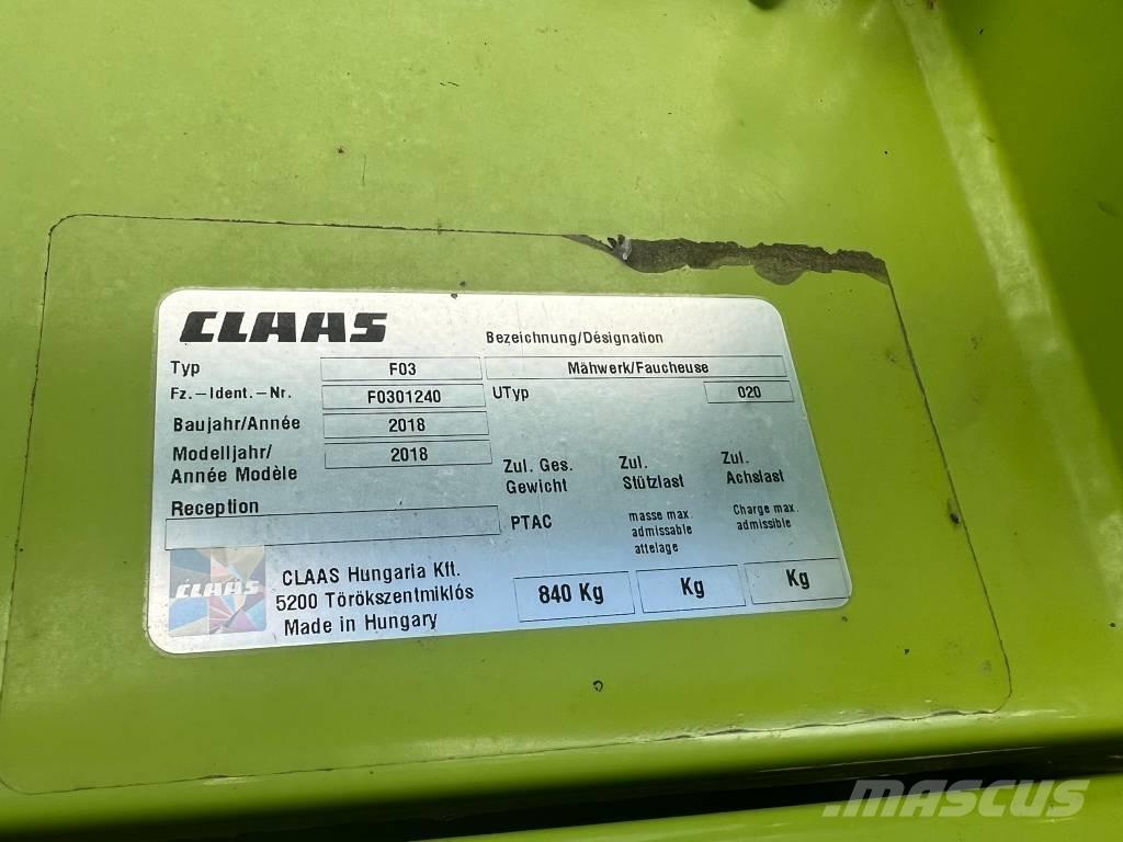 CLAAS Corto 310 FN Niittokoneet