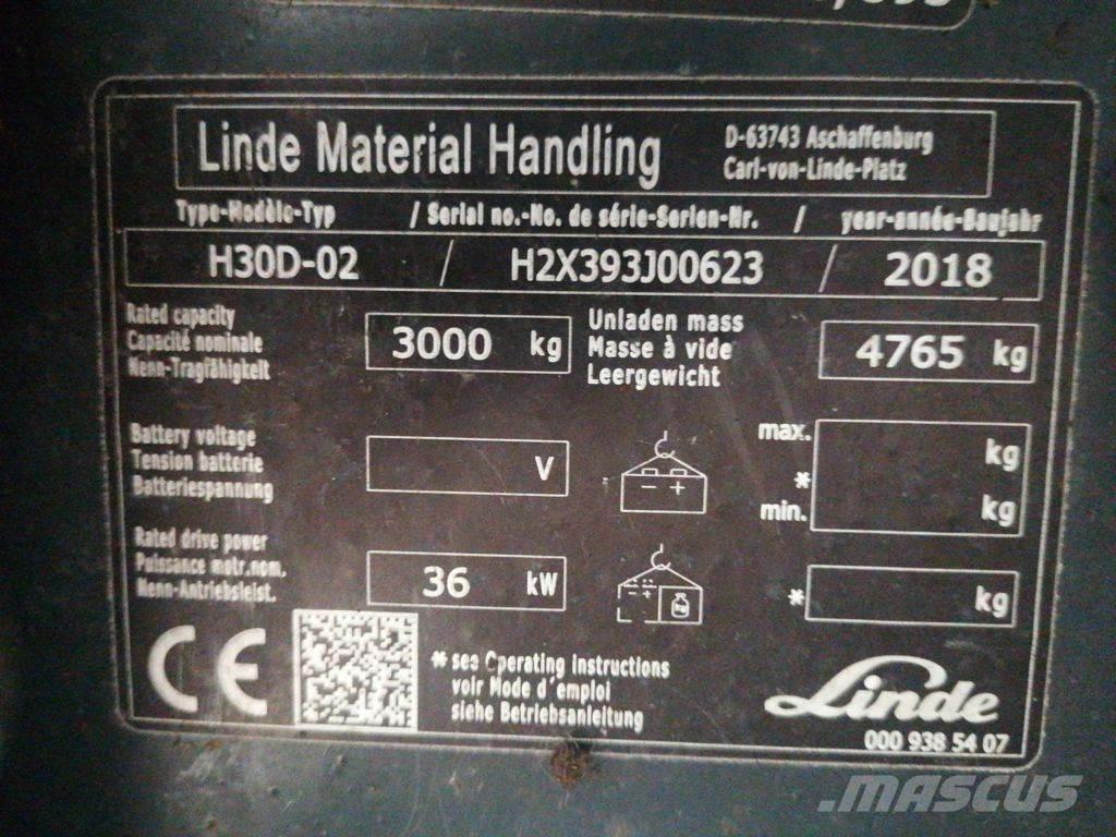 Linde H30D-02 Dieseltrukit