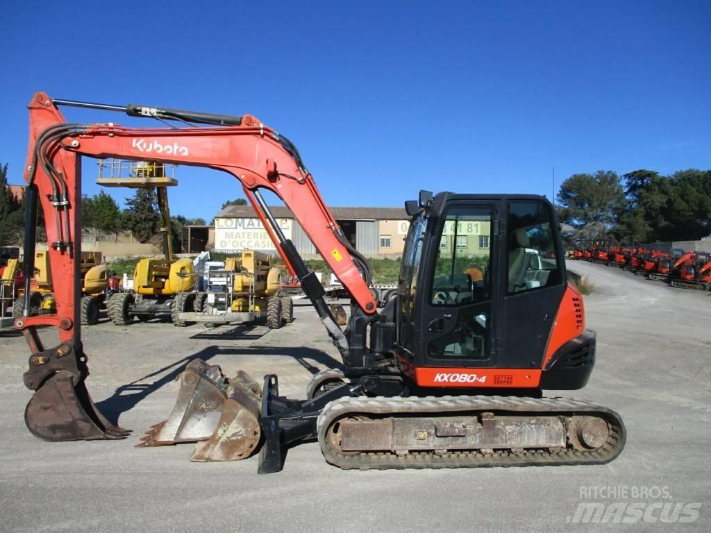 Kubota KX 080-4 Midikaivukoneet 7t - 12t