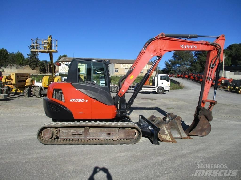 Kubota KX 080-4 Midikaivukoneet 7t - 12t