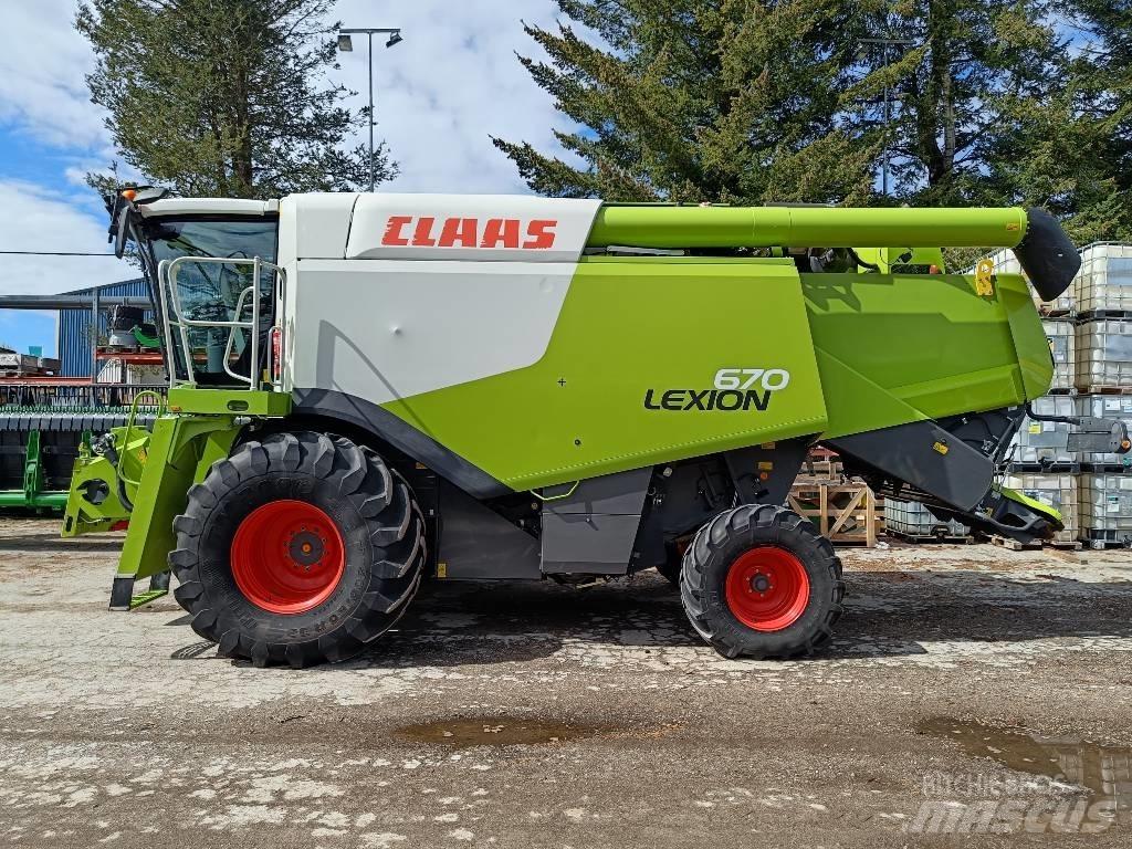 CLAAS Lexion 670 Leikkuupuimurit