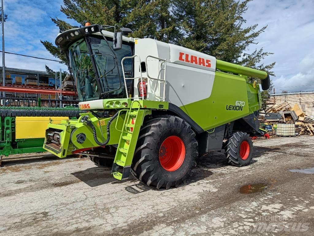 CLAAS Lexion 670 Leikkuupuimurit