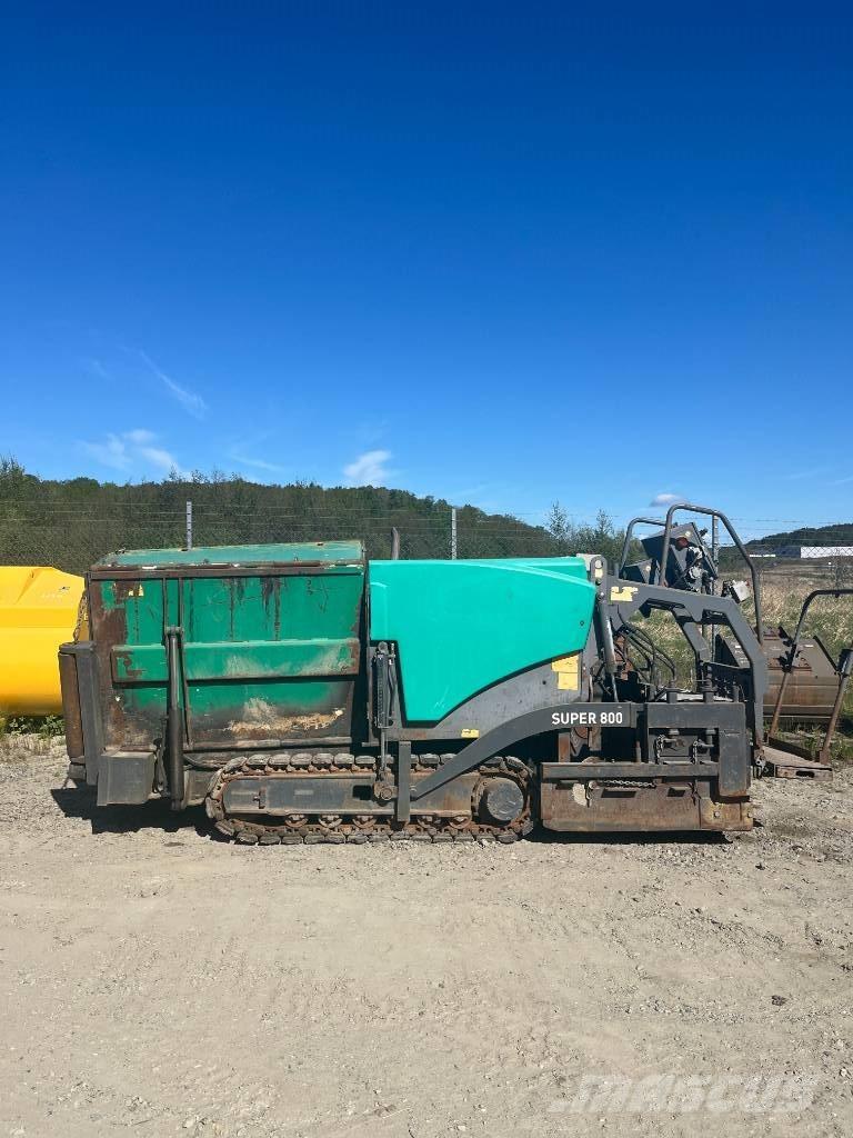 Vögele Super 800 Asfalttikoneet