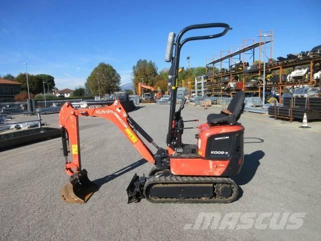 Kubota K 008-5 Minikaivukoneet < 7t