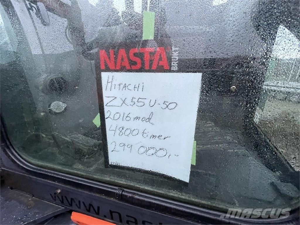 Hitachi ZX55U-5 Minikaivukoneet < 7t