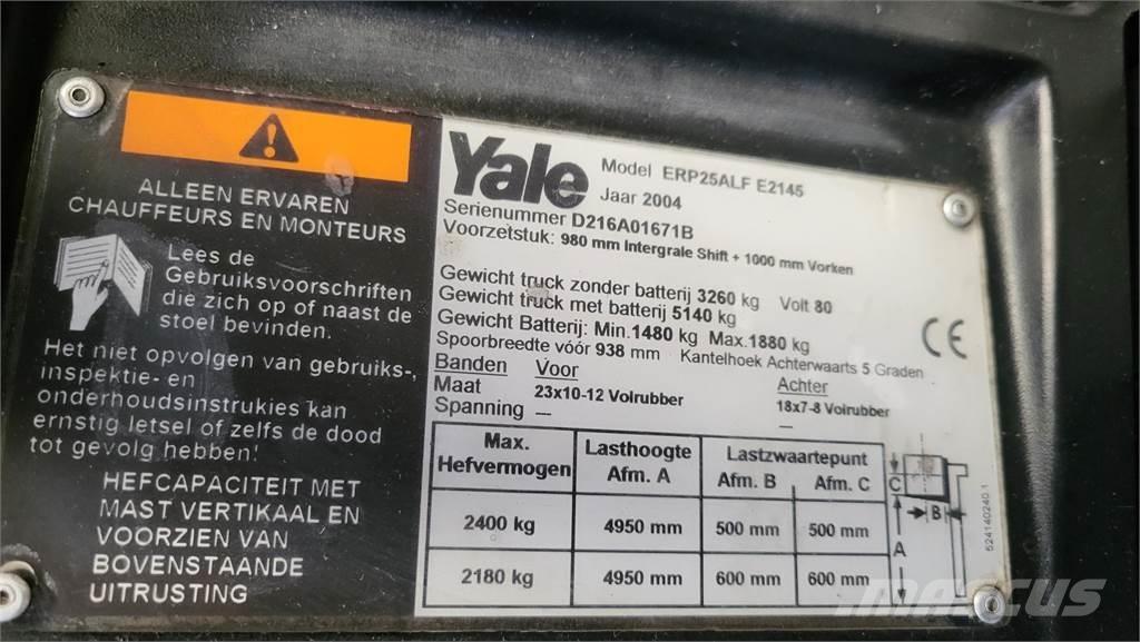 Yale ERP25ALF Sähkötrukit