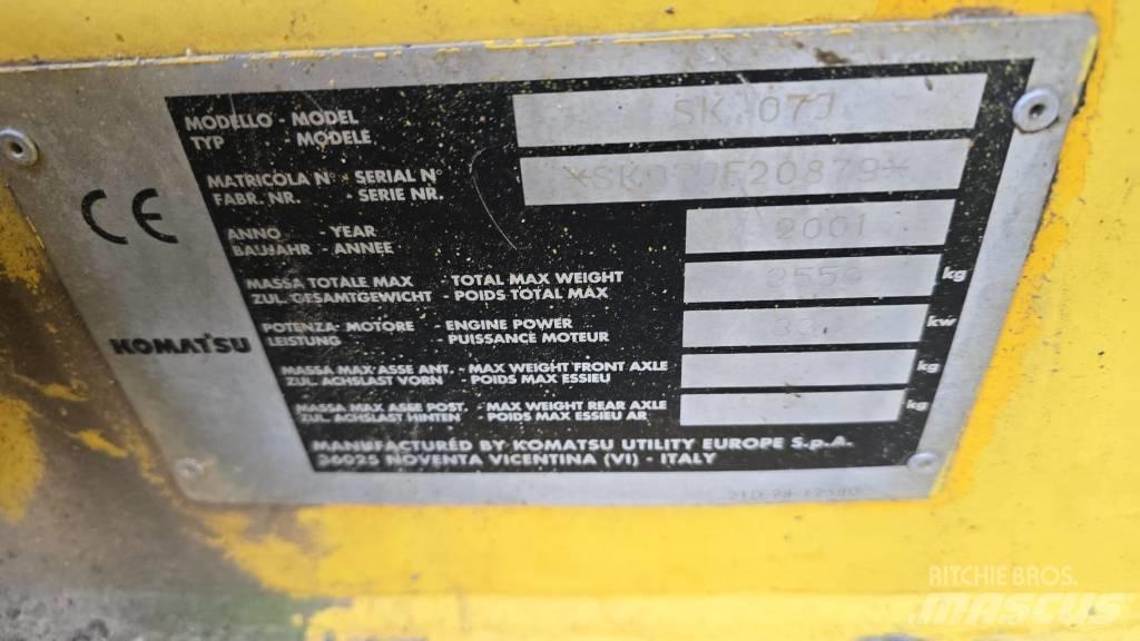 Komatsu SK07J Pienkuormaajat