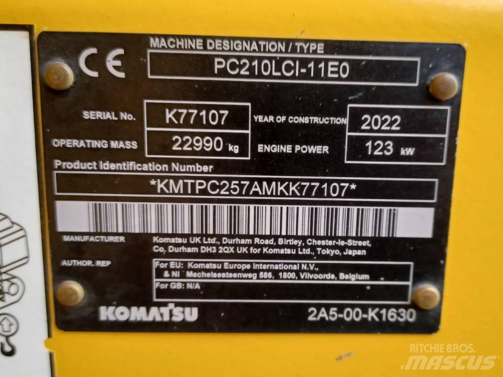 Komatsu PC210LCi-11 Telakaivukoneet