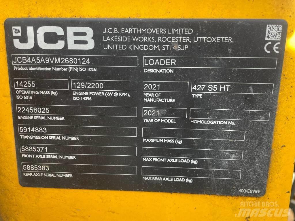 JCB 427 HT Pyöräkuormaajat