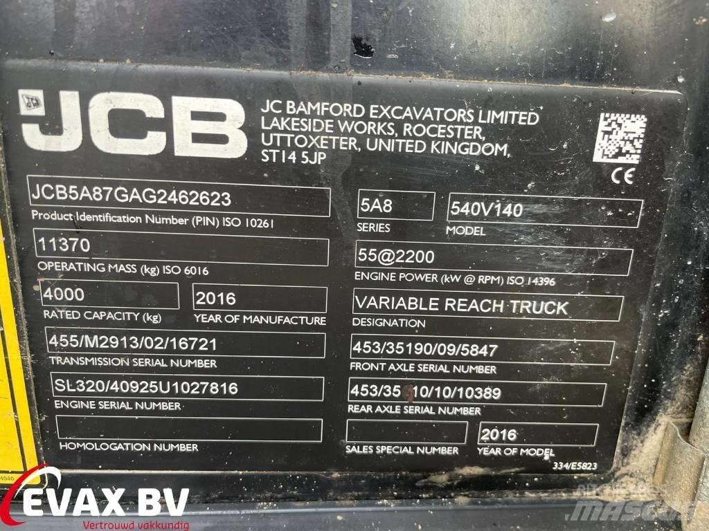 JCB 540-140 Loadall Maatalouskurottajat