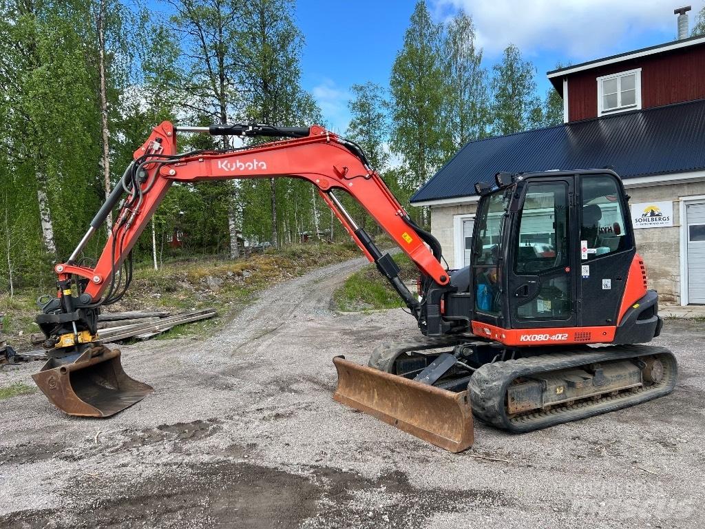 Kubota kx080-4a2 Midikaivukoneet 7t - 12t