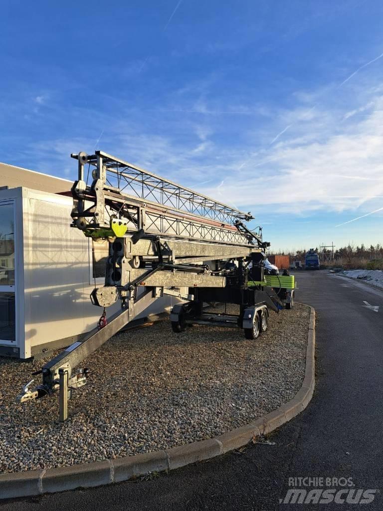  speed crane  500 Itsensä kokoavat nosturit