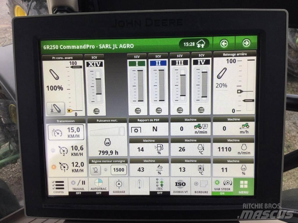 John Deere 6R250 Traktorit