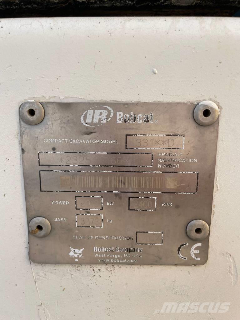 Bobcat 331 Minikaivukoneet < 7t