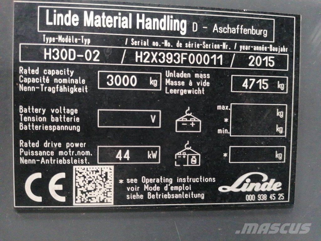 Linde H30D-02 Dieseltrukit