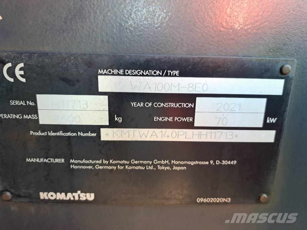 Komatsu WA 100 M-8 Pyöräkuormaajat