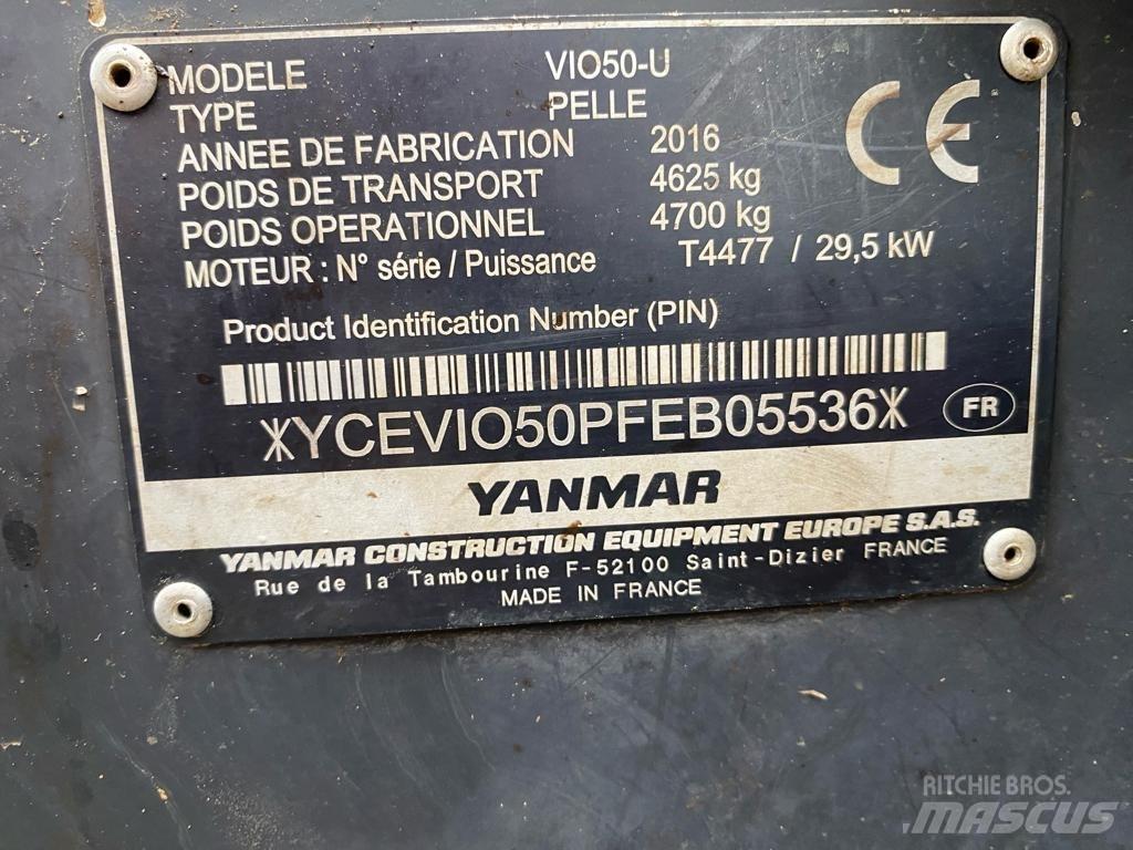 Yanmar Vio 50 U Minikaivukoneet < 7t