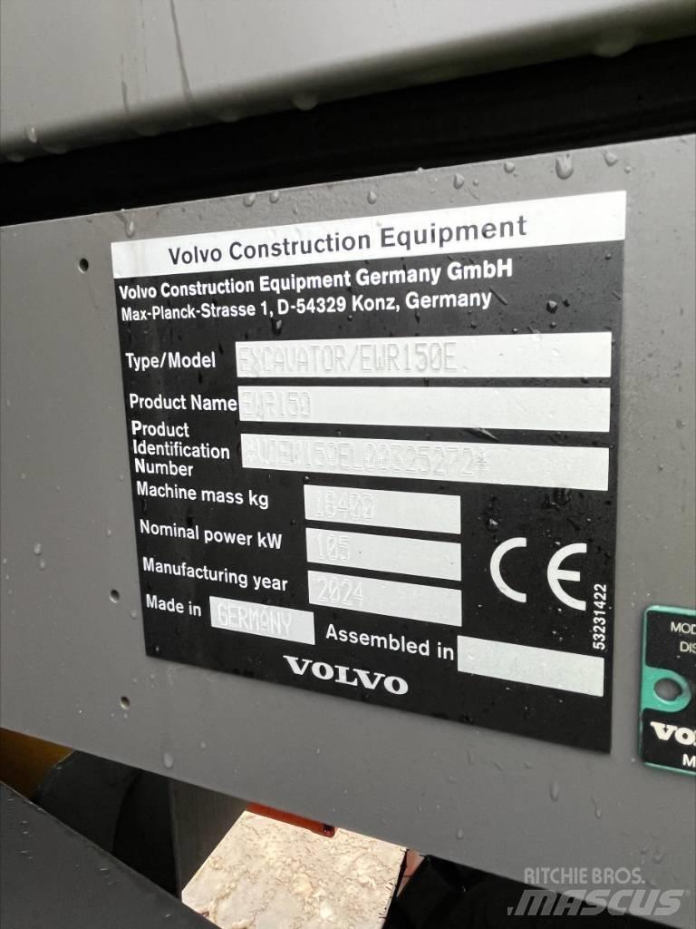Volvo EWR 150 E Pyöräkaivukoneet