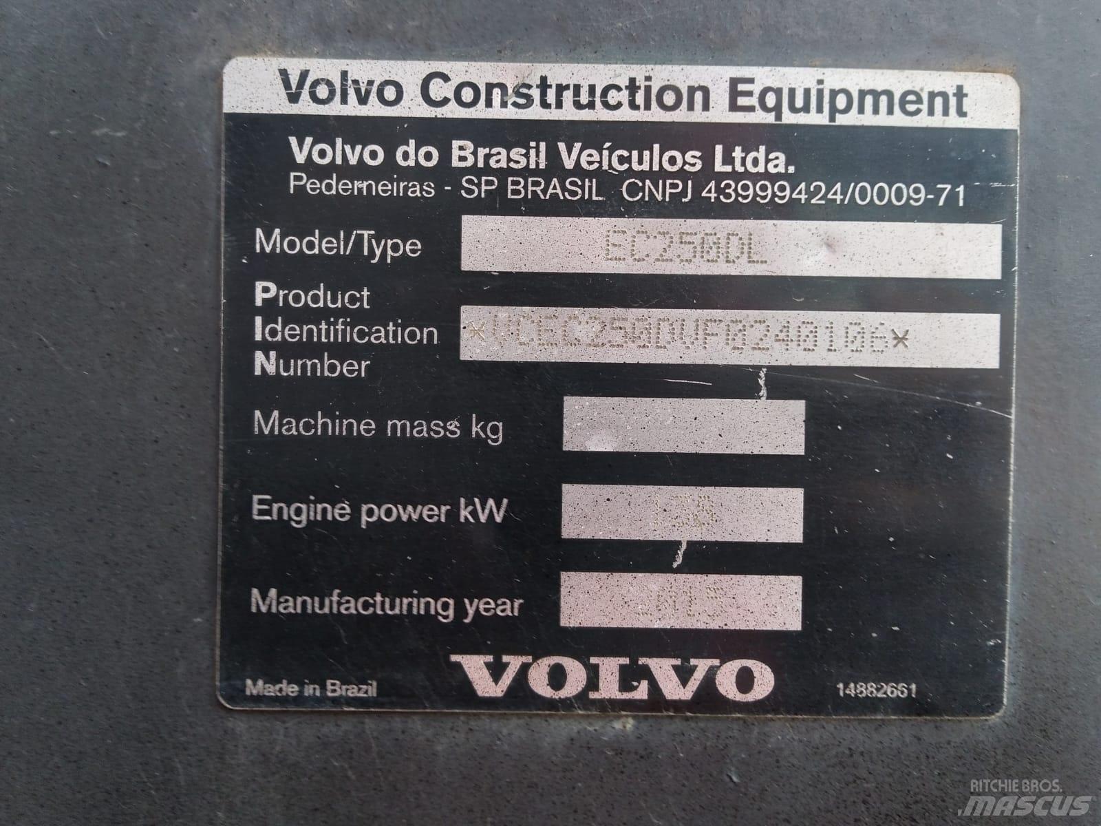 Volvo EC 250 D L Telakaivukoneet