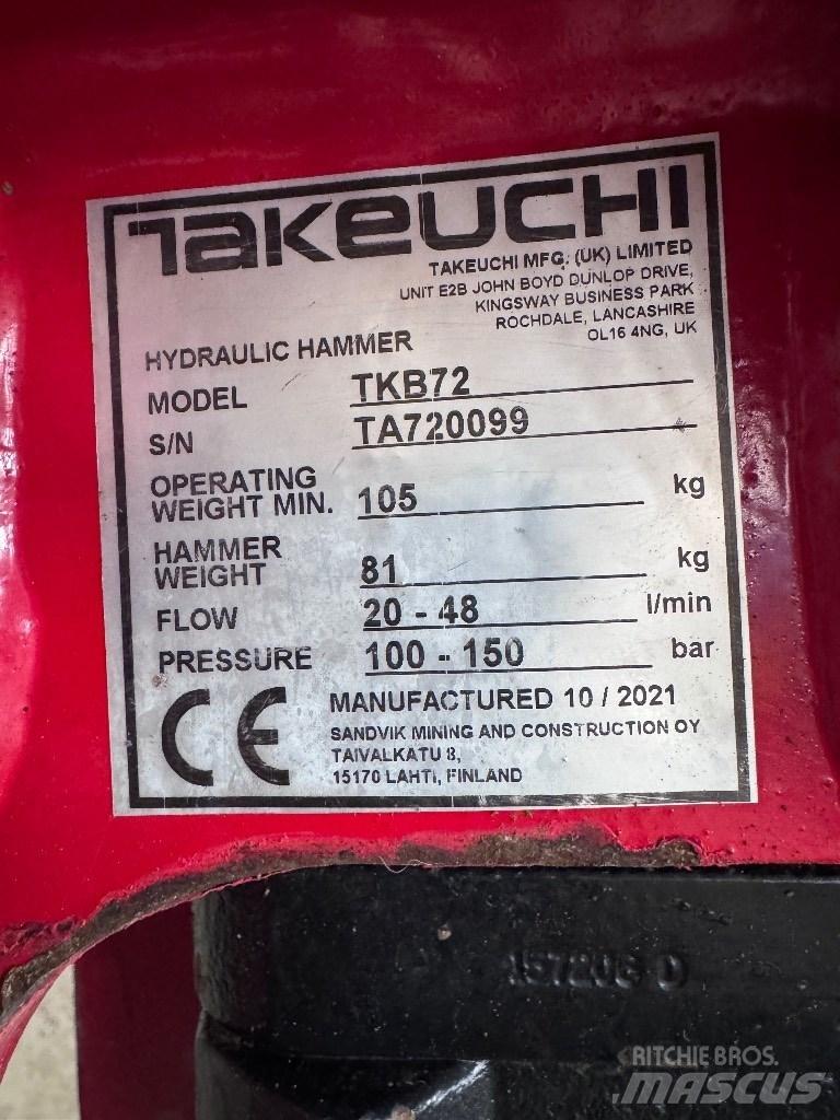 Takeuchi TB 219 Minikaivukoneet < 7t