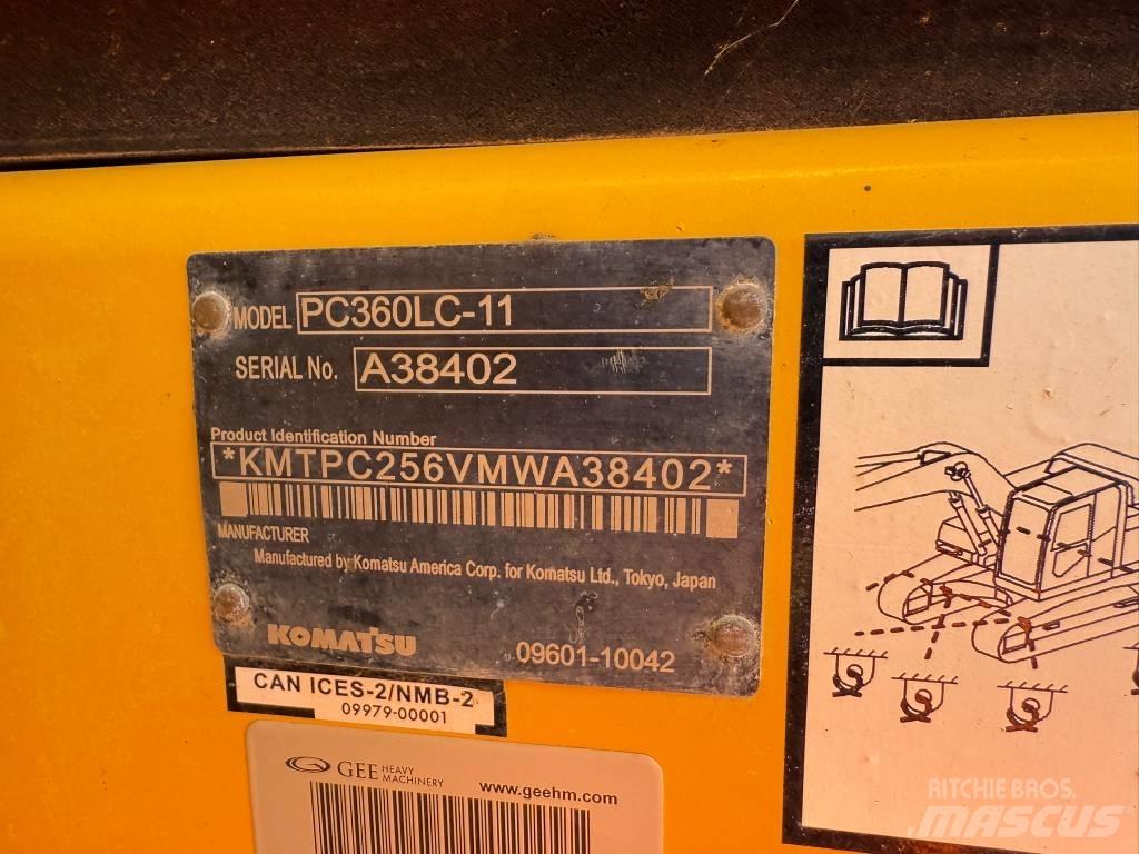 Komatsu PC360LC-11 Telakaivukoneet
