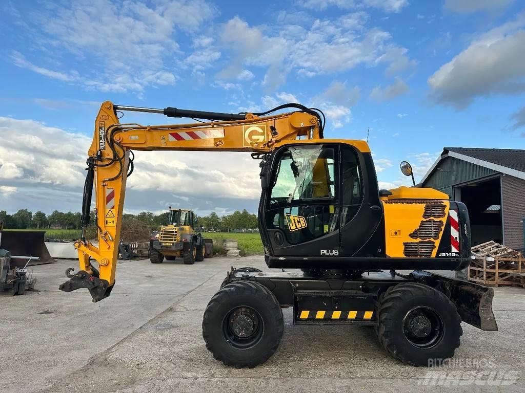 JCB JS145W Pyöräkaivukoneet