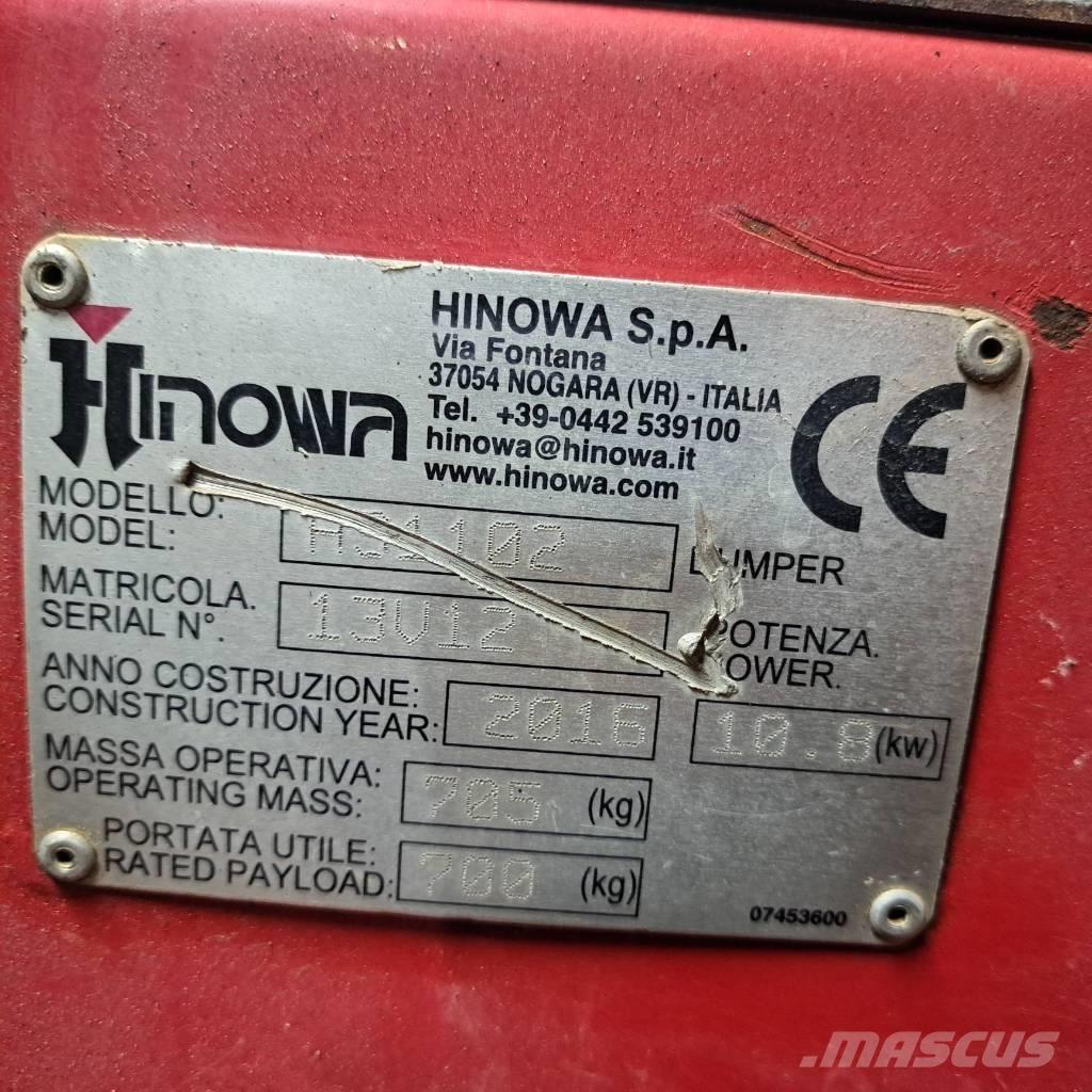 Hinowa HS1102 Teladumpperit