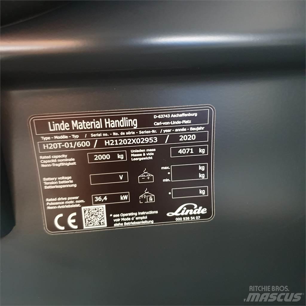 Linde H20T/600 Nestekaasutrukit