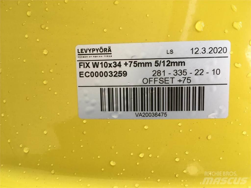 John Deere 10x34 Renkaat ja vanteet
