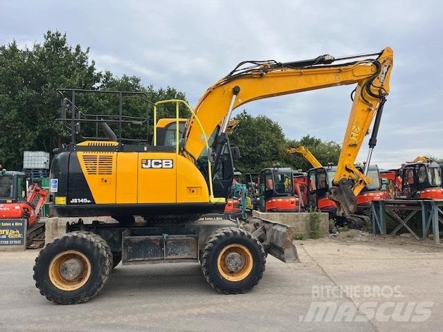 JCB JS 145 W Pyöräkaivukoneet