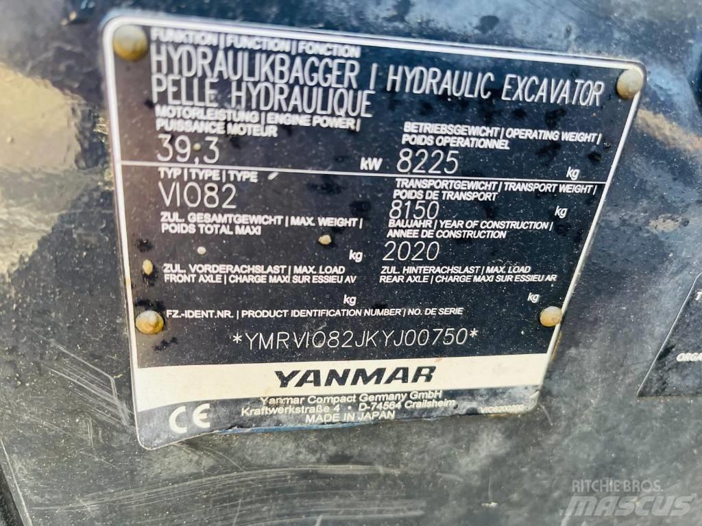 Yanmar Vio 82 Midikaivukoneet 7t - 12t