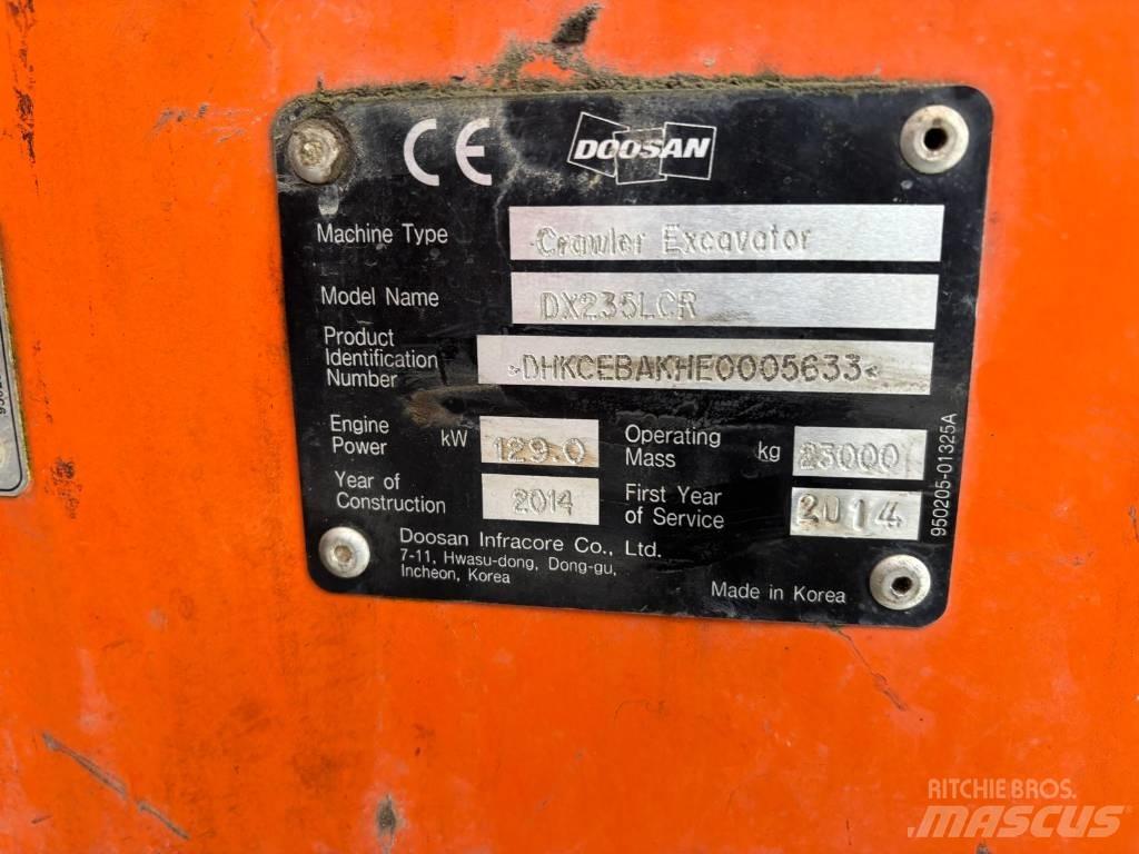 Doosan DX225 LC R Telakaivukoneet