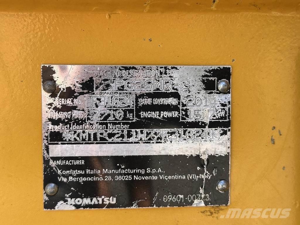 Komatsu PC26MR-3 Minikaivukoneet < 7t