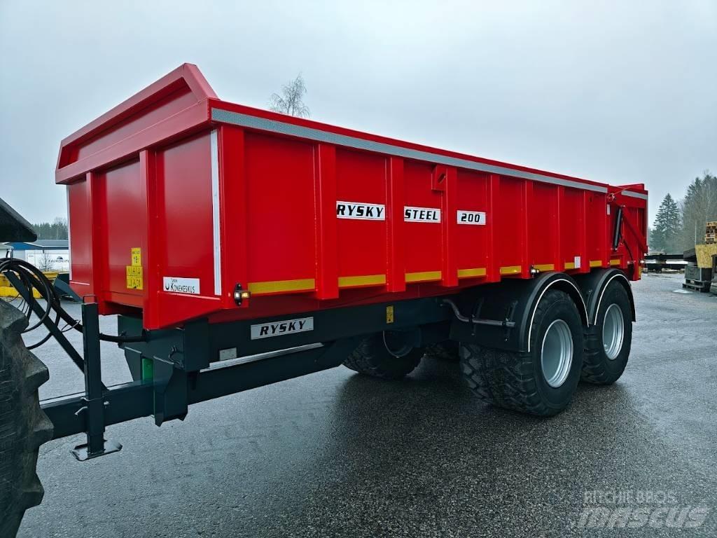 Rysky Steel 200 HARD Kippiperävaunut