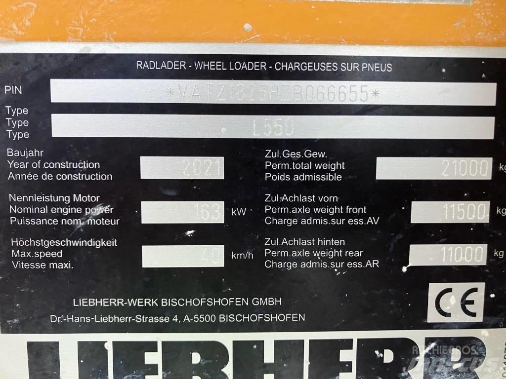 Liebherr L550 Xpower Pyöräkuormaajat