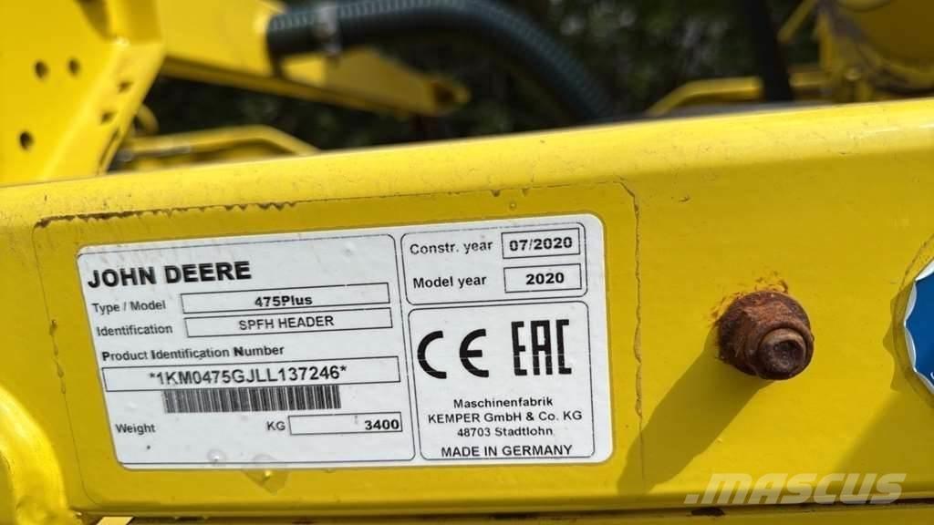 John Deere 8500 0 Harvesterit