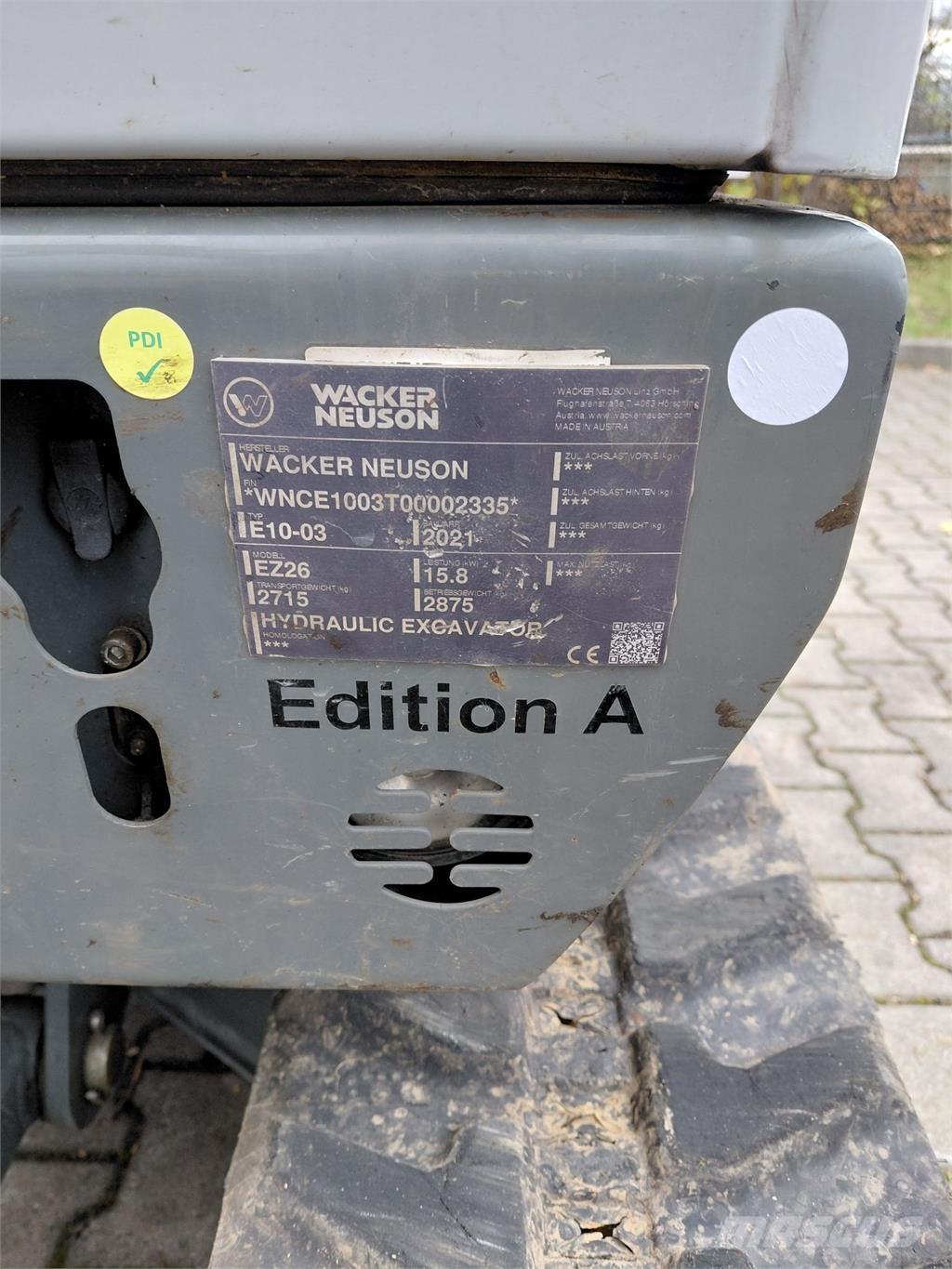 Wacker Neuson EZ26 Telakaivukoneet