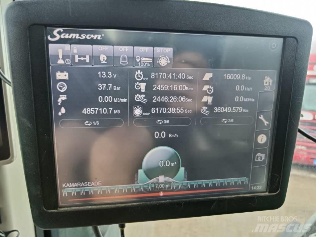 Samson PG II 20 Lietteen levittimet
