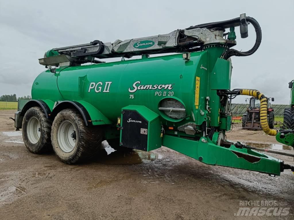 Samson PG II 20 Lietteen levittimet