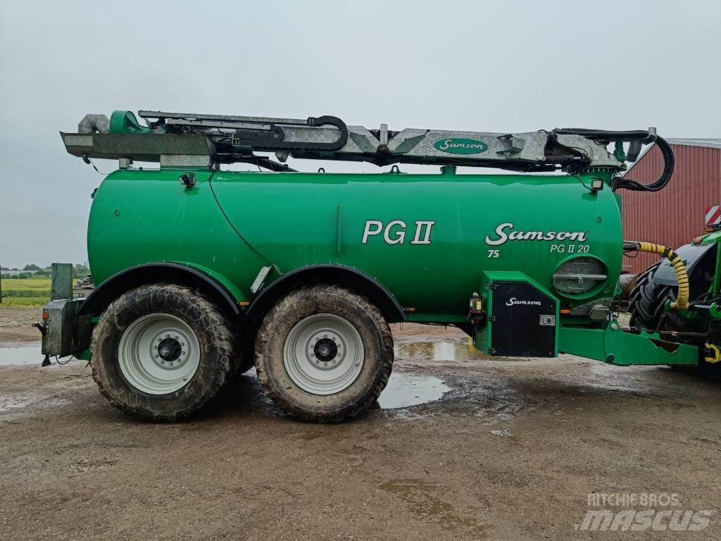 Samson PG II 20 Lietteen levittimet