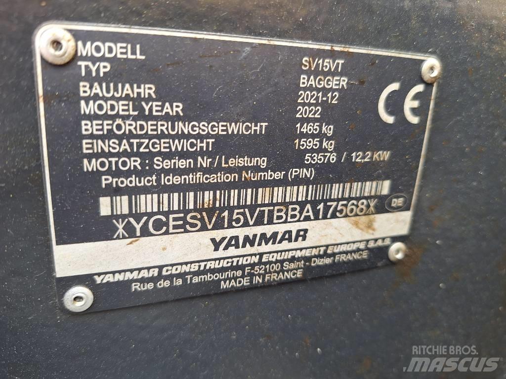 Yanmar SV 15 Minikaivukoneet < 7t