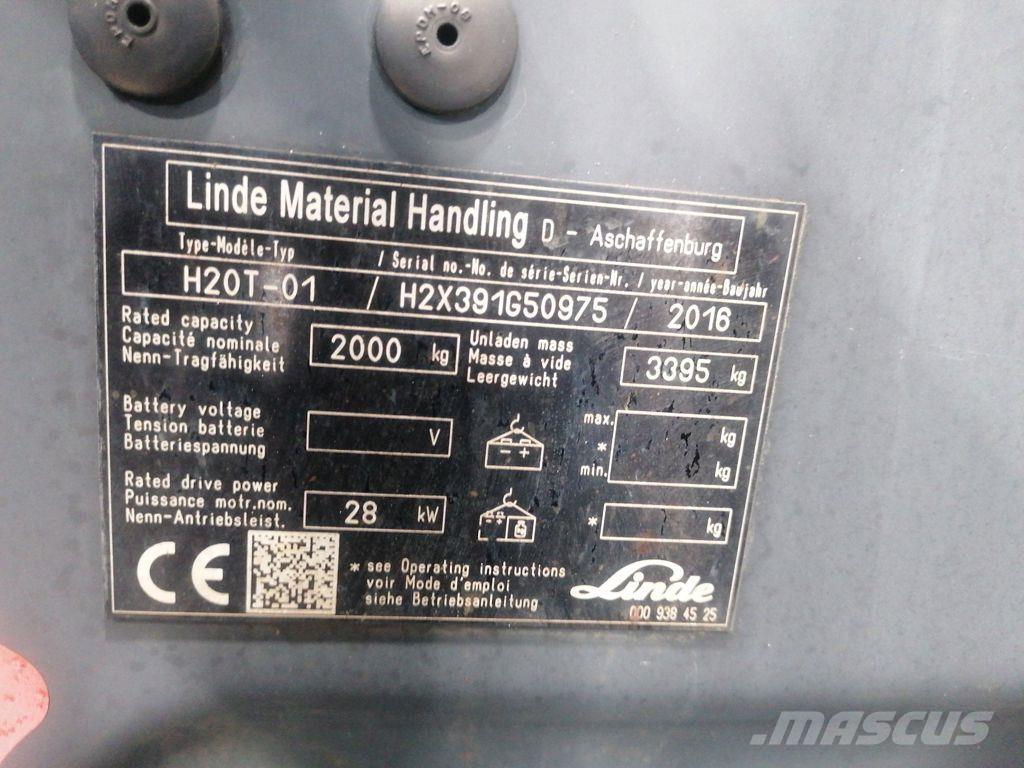 Linde H20T-01 Nestekaasutrukit