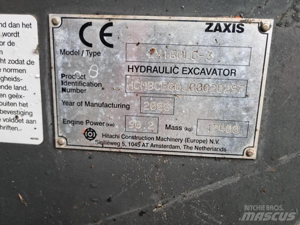 Hitachi ZX 160 Telakaivukoneet