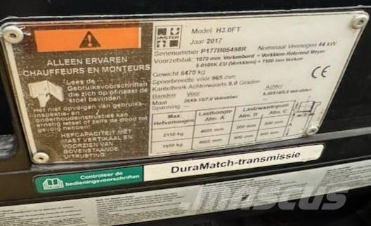 Hyster H 3.0 FT Dieseltrukit