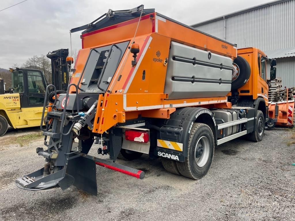 Scania P 410 Hiekan- ja suolanlevittimet