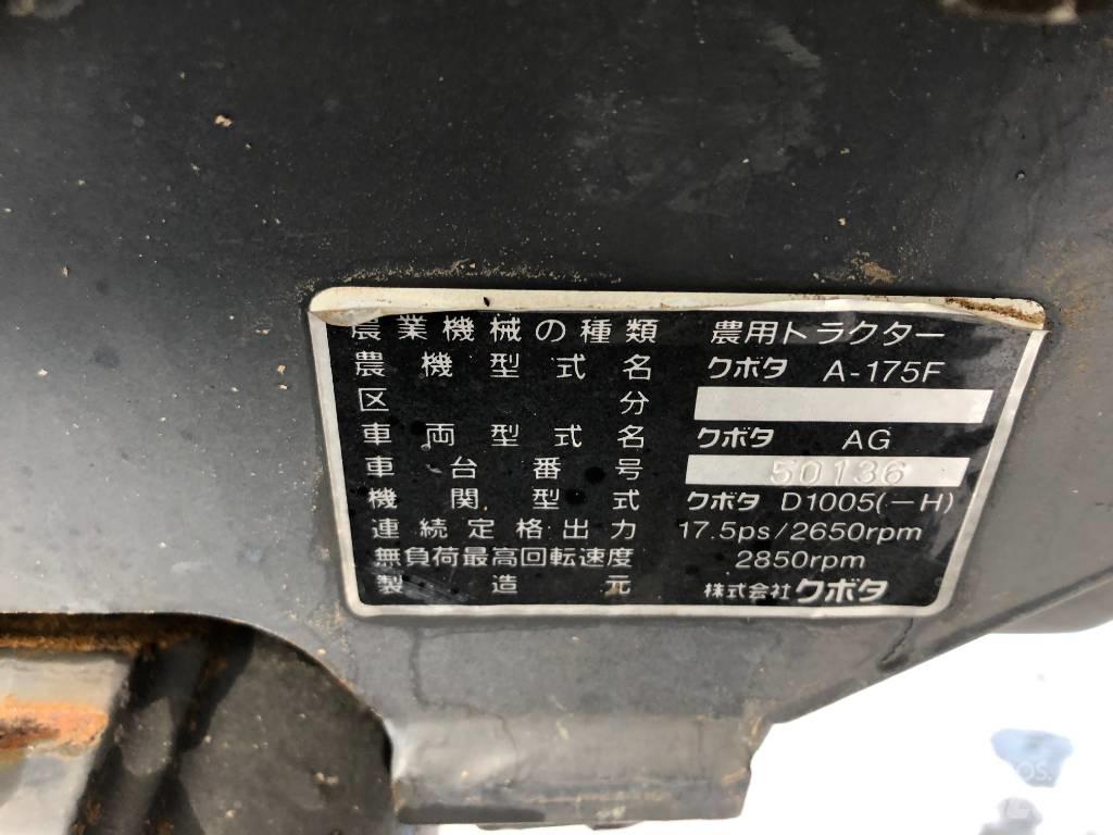 Kubota A-175 Traktorit