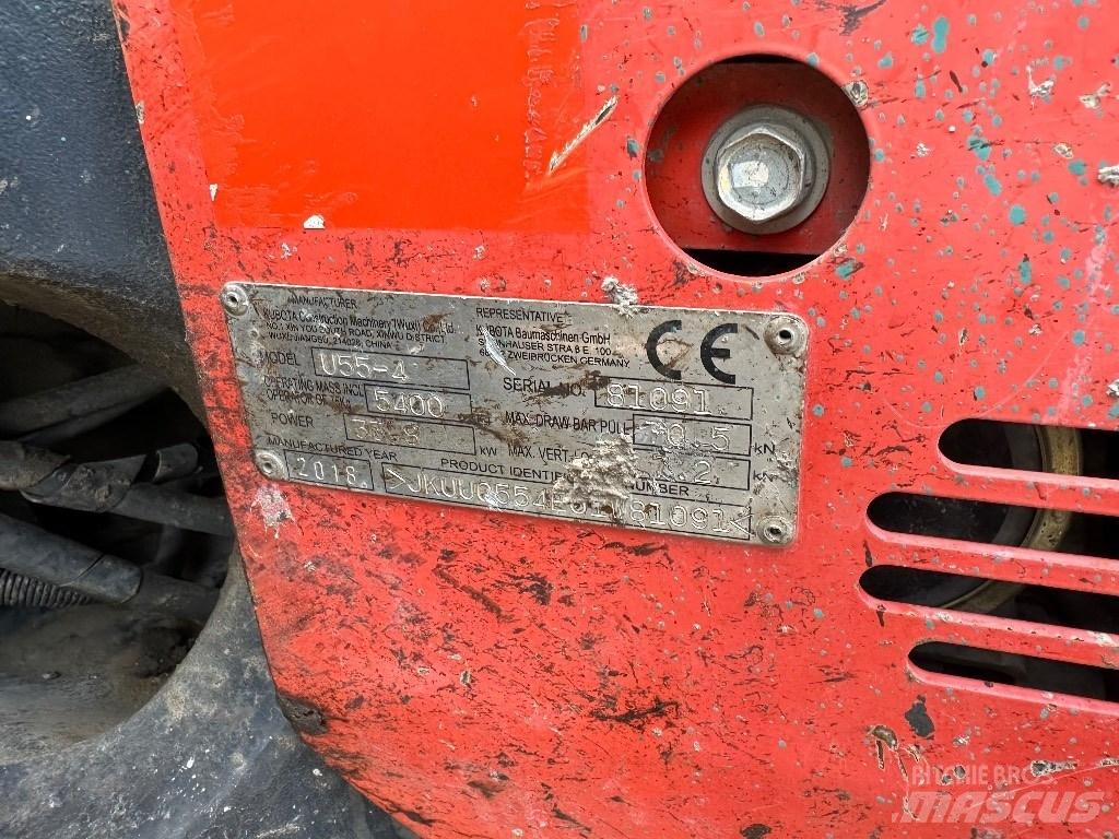 Kubota KX 055-4 Minikaivukoneet < 7t