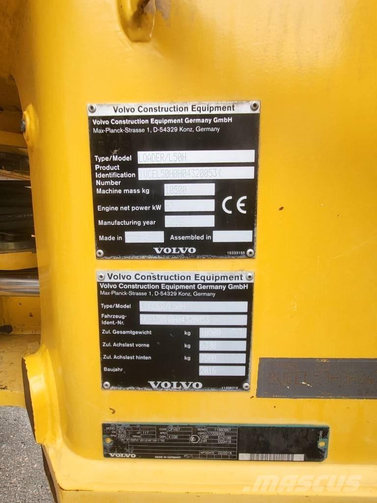Volvo L 50 H Pyöräkuormaajat